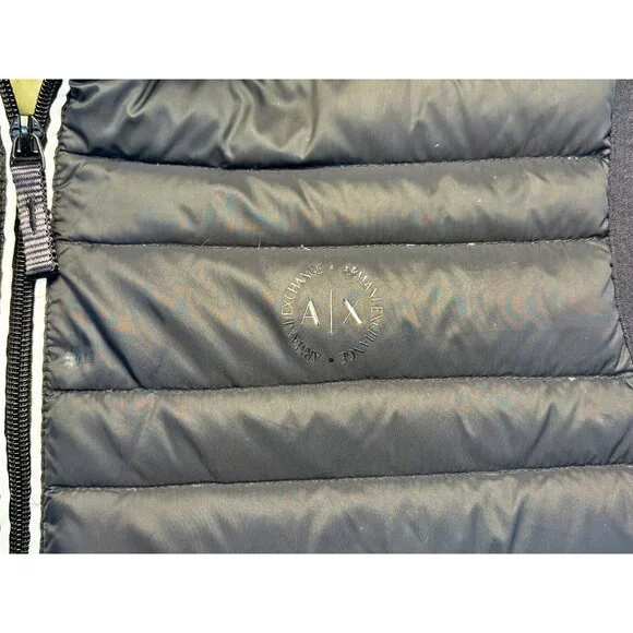 Armani Exchange Down Feathers Quilted Vest Size XL - Picture 4 of 14